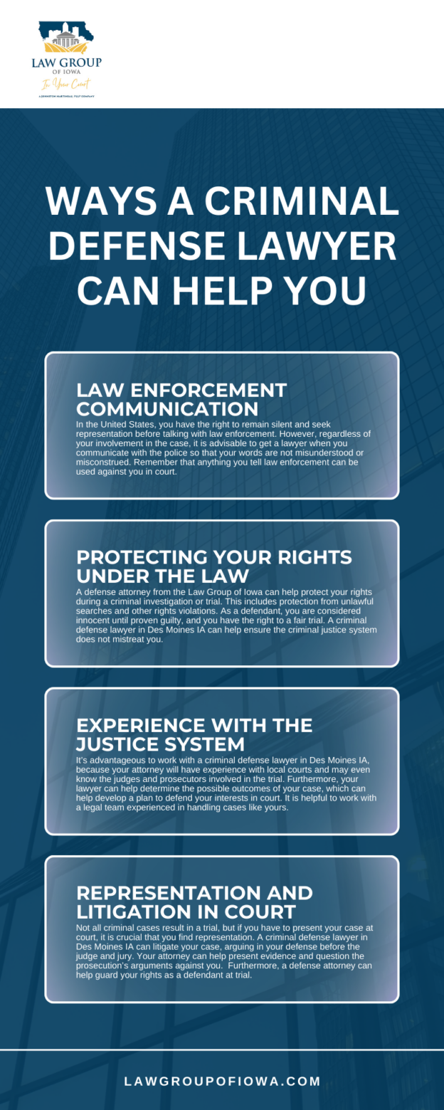 Ways A Criminal Defense Lawyer Can Help You Infographic
